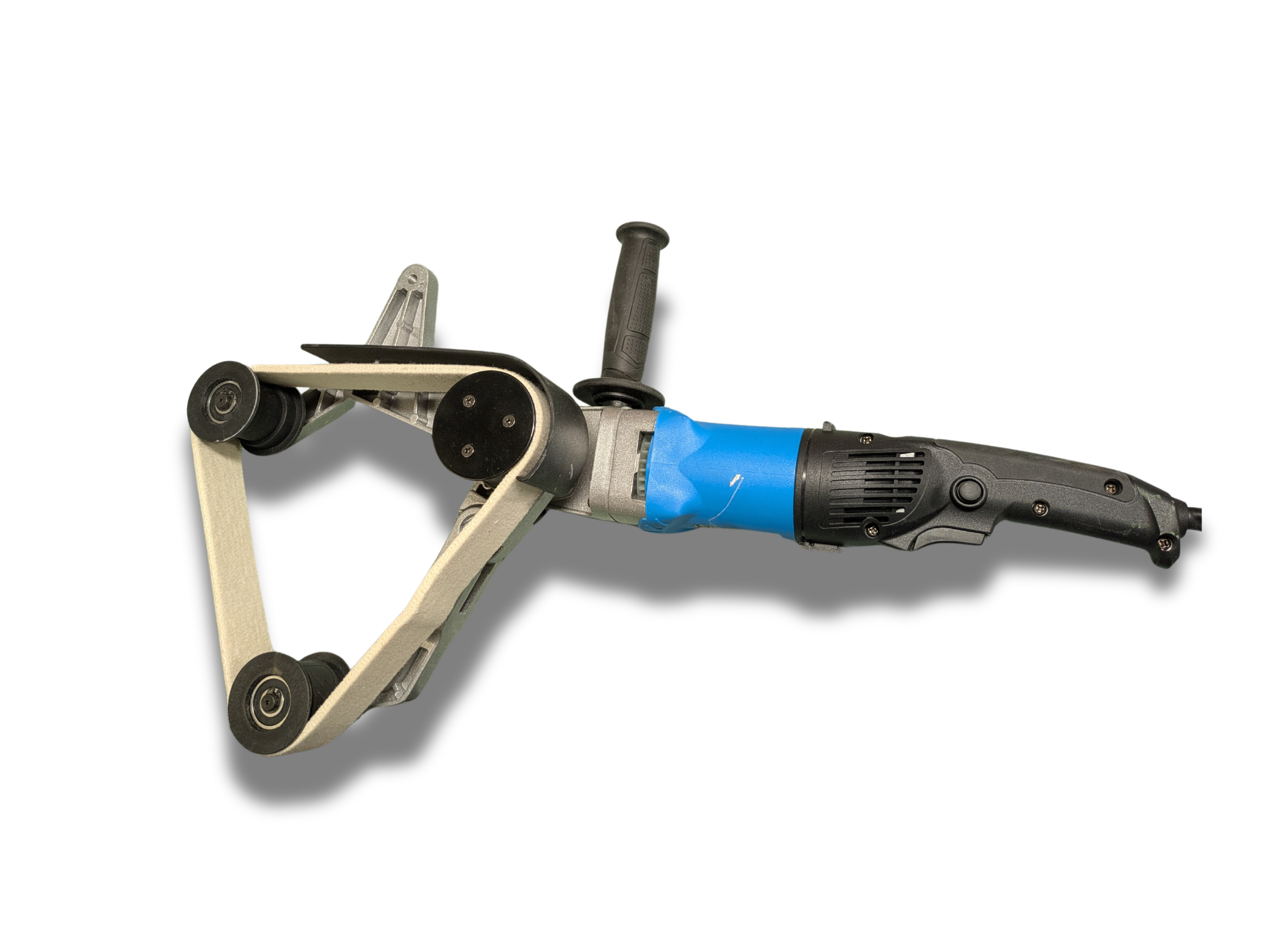 Belt polisher for stainless steel